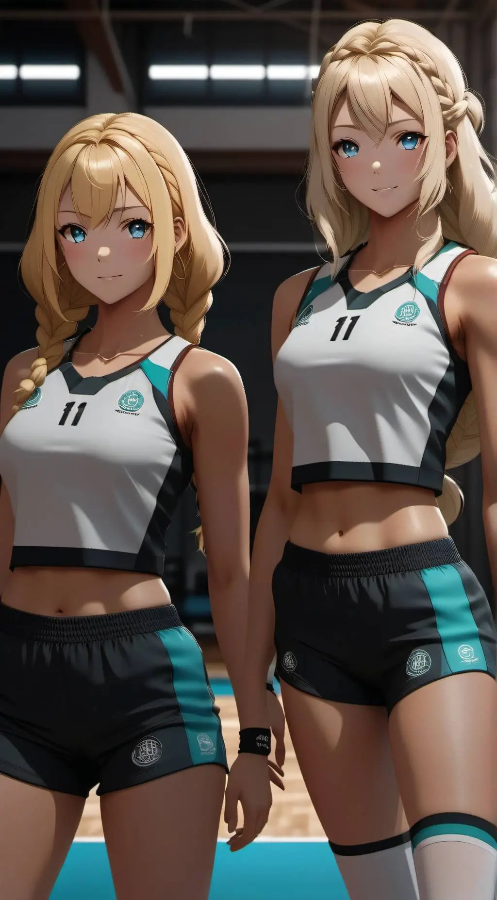 ai character: Bri and Julia background