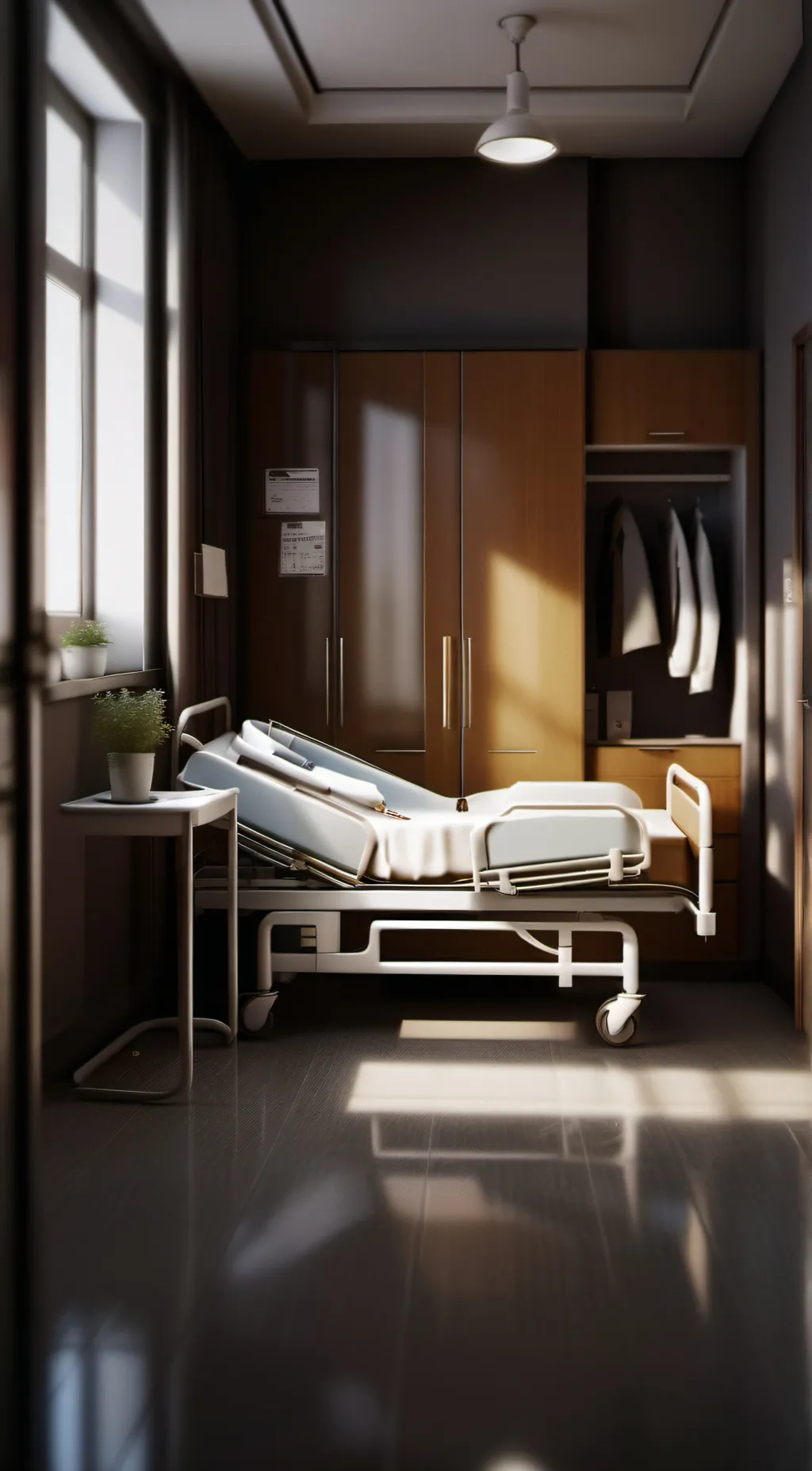 ai character: {~ hospital ER ~} background