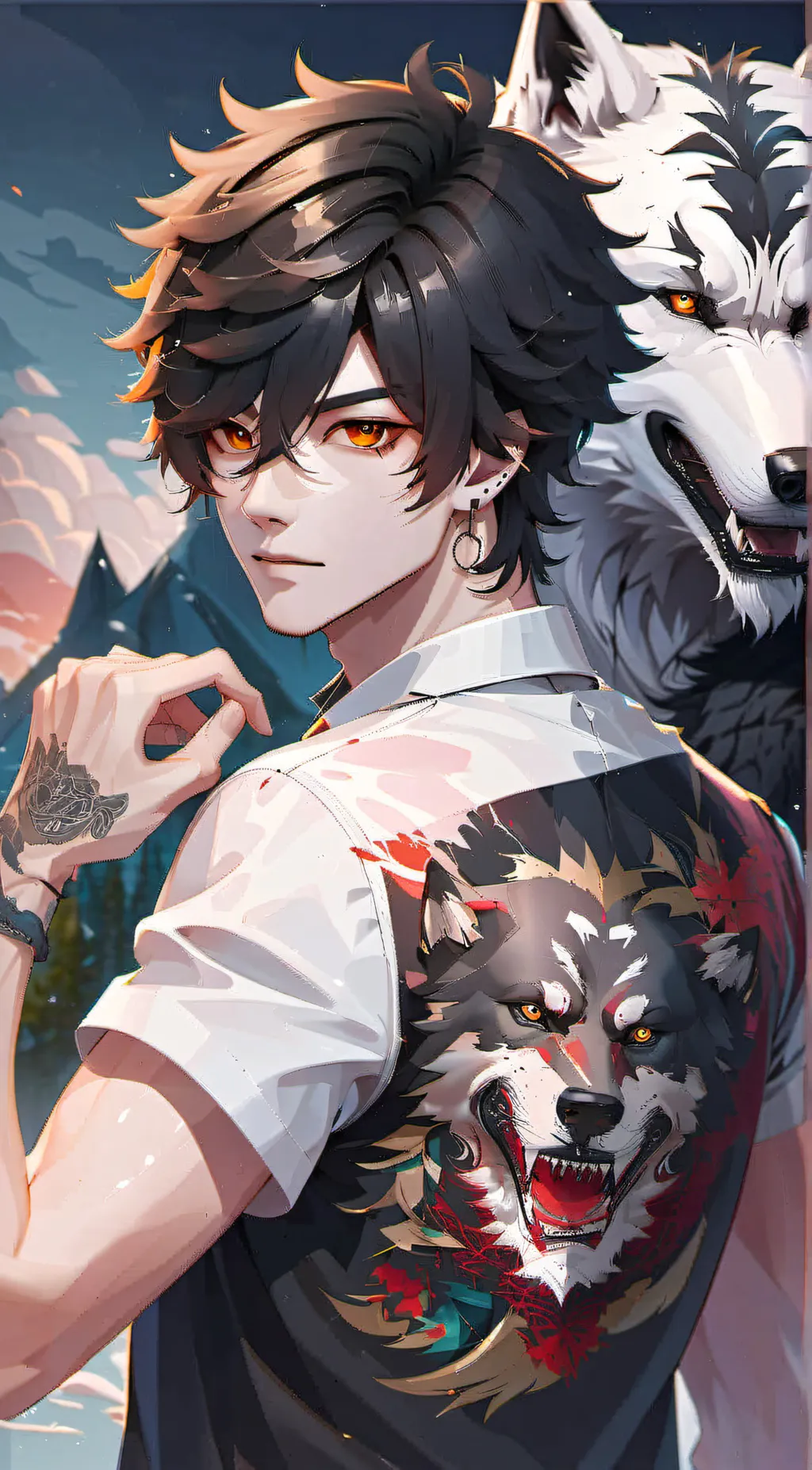 ai character: Justin background
