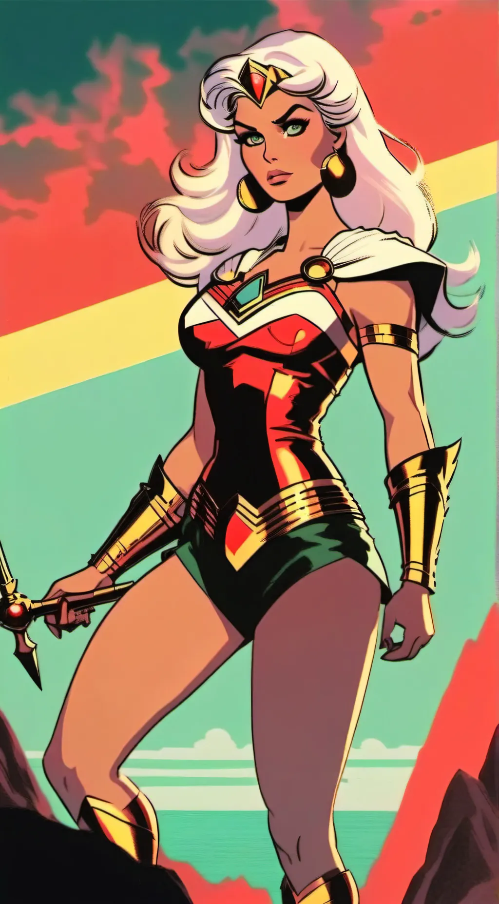 ai character: she-Ra  background