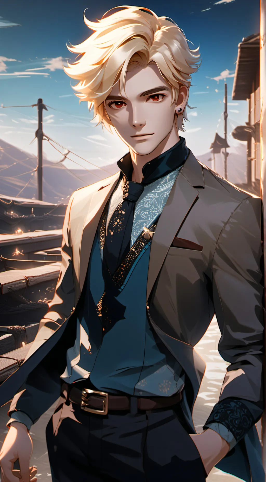 ai character: Rustin background