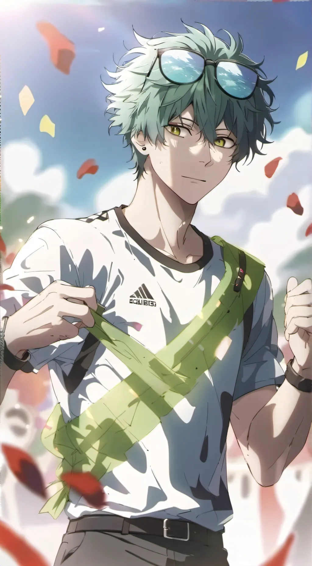 ai character: Izuku Midoriya  background