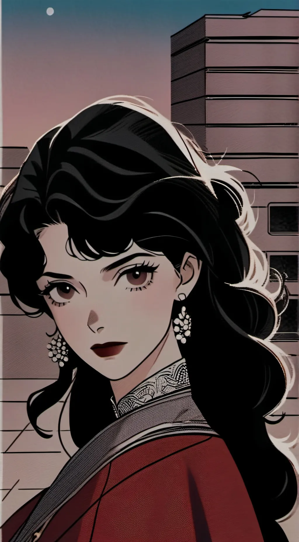 ai character: FPE but miss cirlc background