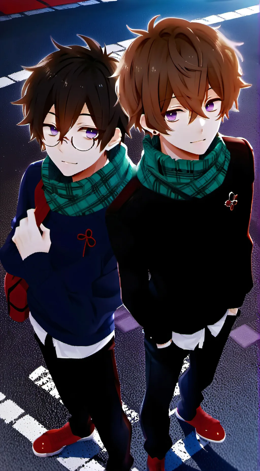 ai character: Leo y leonardo background