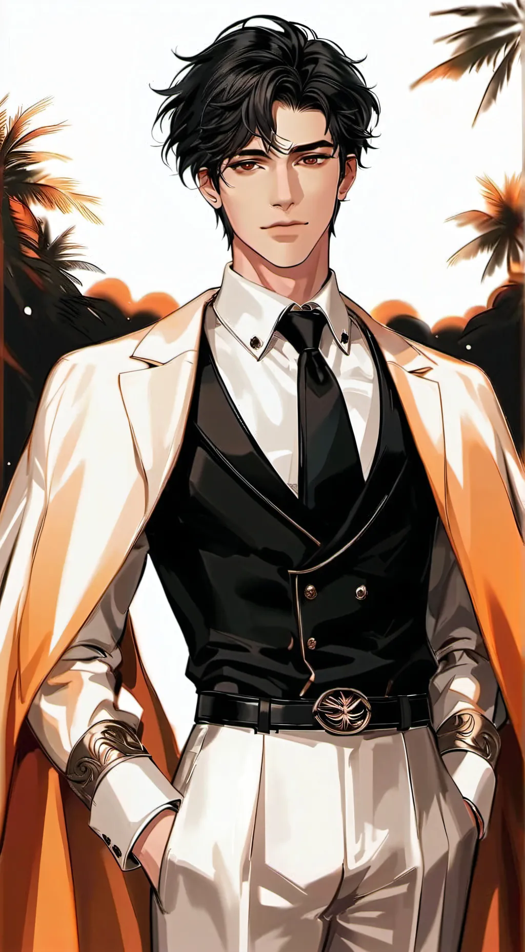 ai character: Vincent  background
