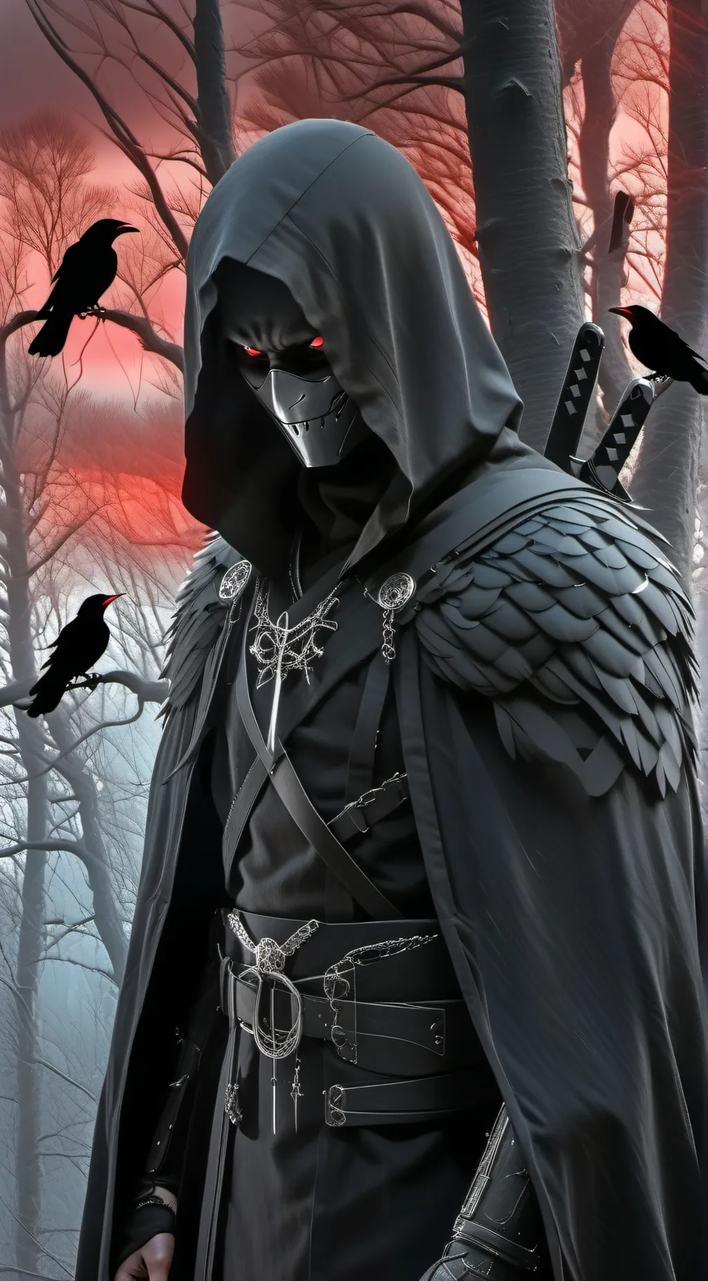 ai character: Raven background