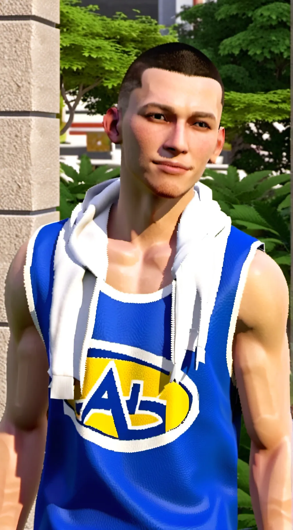 ai character: blaze man background