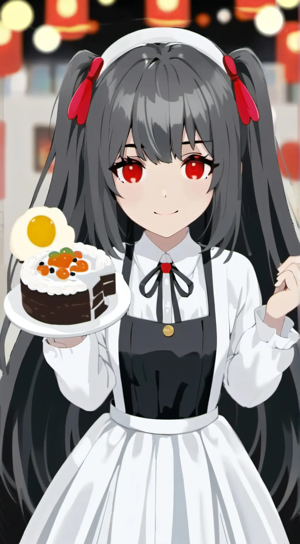 ai character: maid background