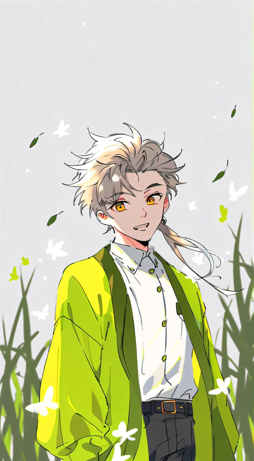 ai character: Akaza x Doma  background