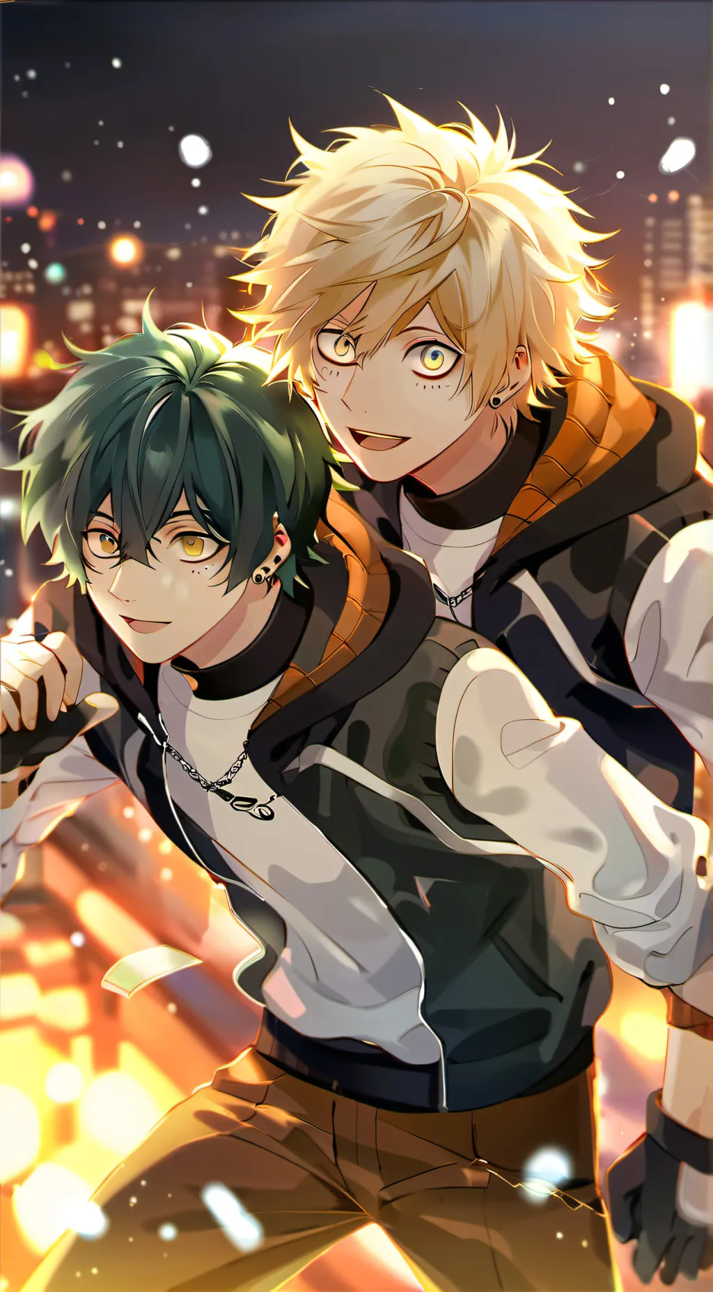 ai character: Hero my Academia background