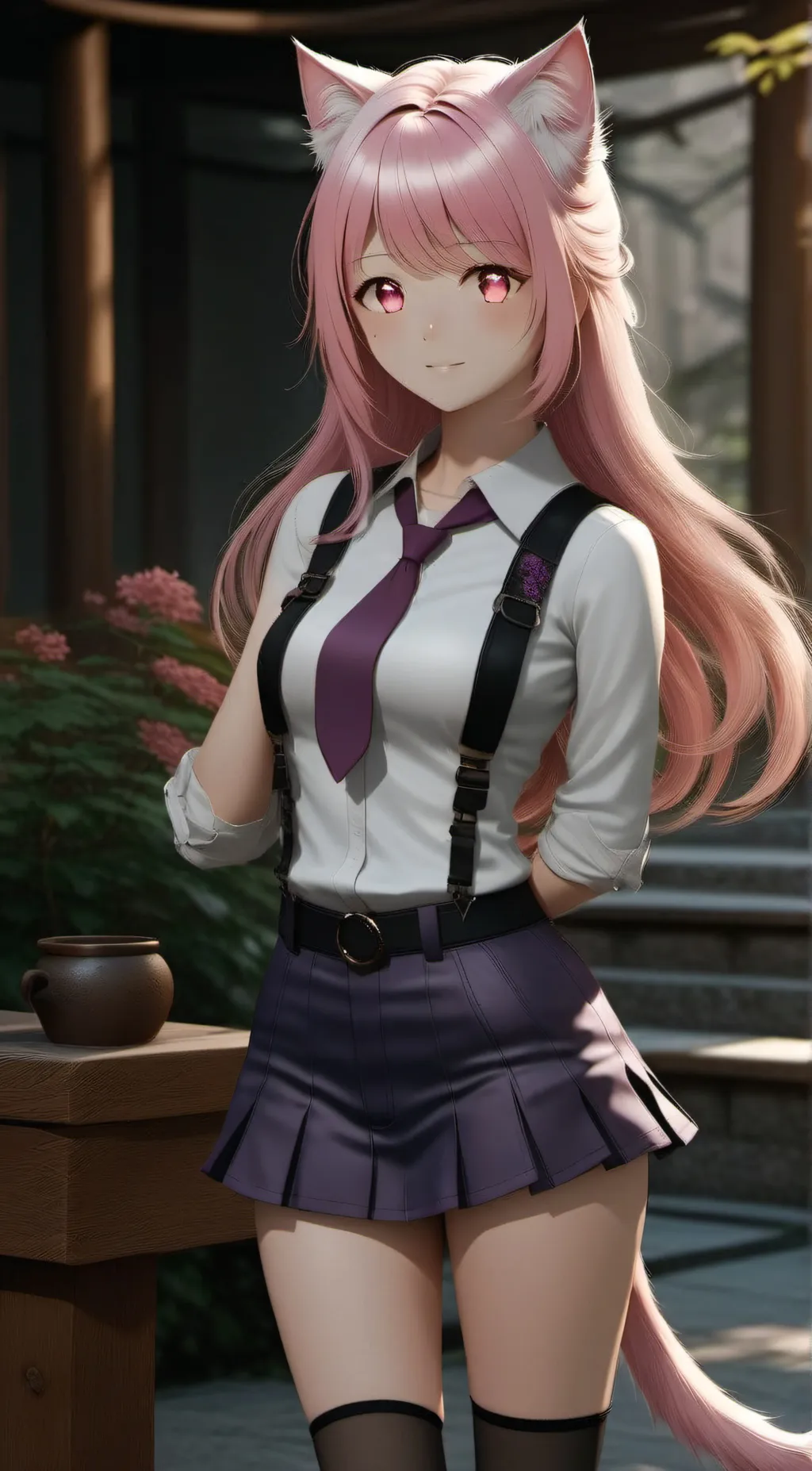 ai character: Autumn  background