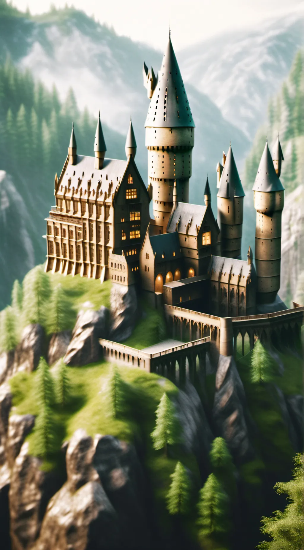 ai character: Hogwarts background