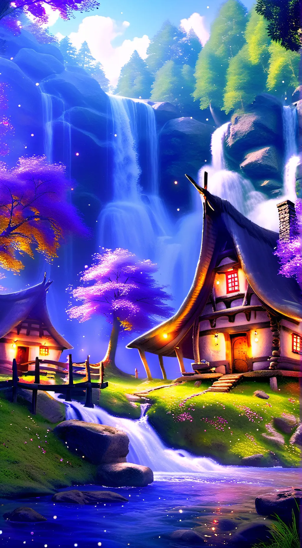 ai character: Ikuri Village background