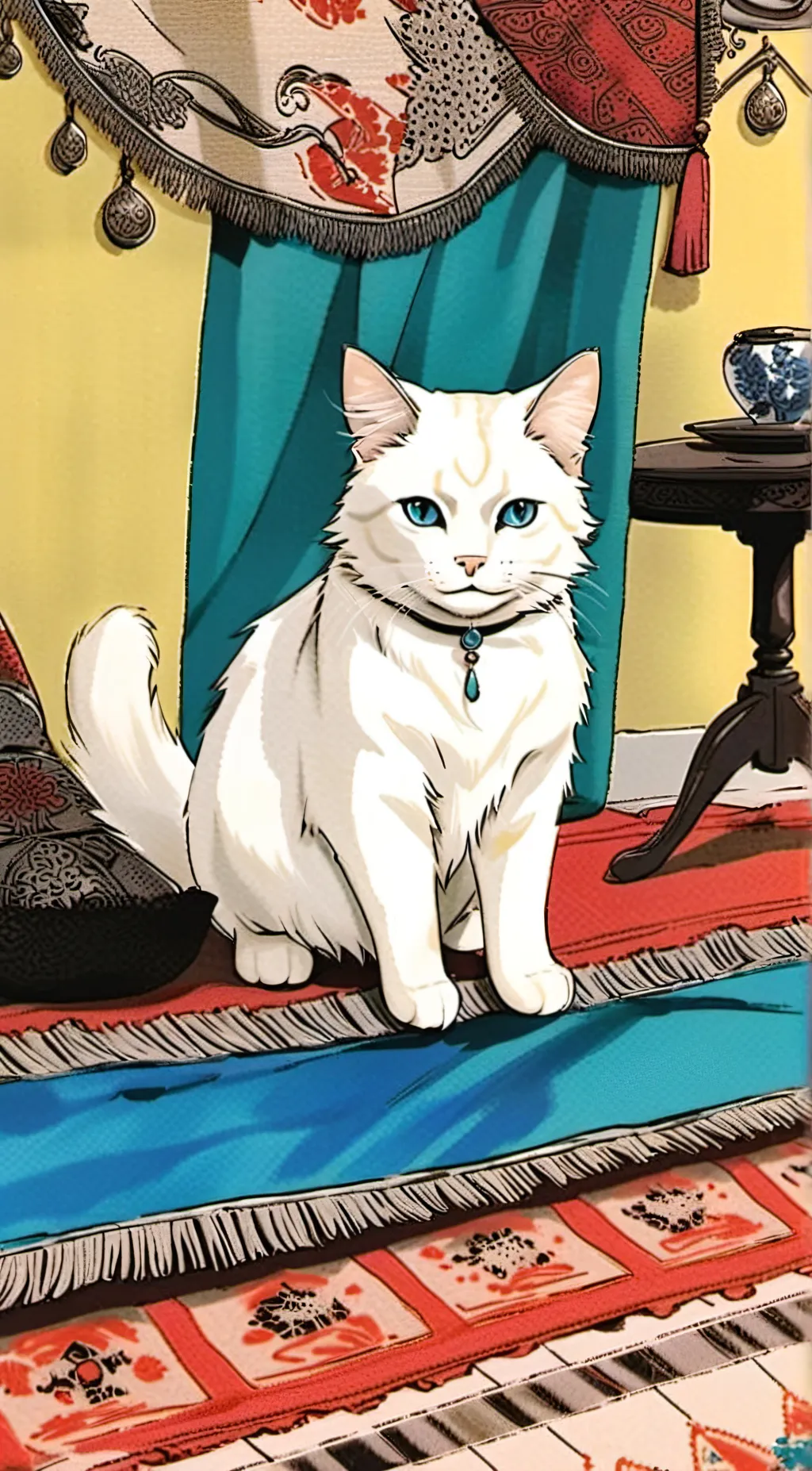 ai character: Puffy background