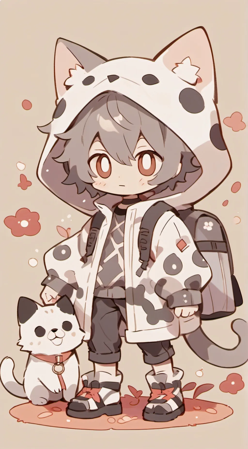 ai character: Luna background