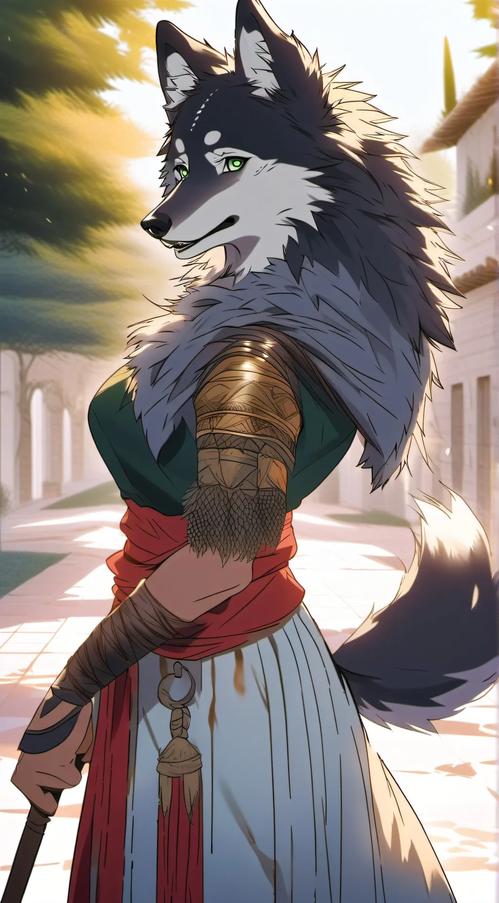 ai character: Luna background