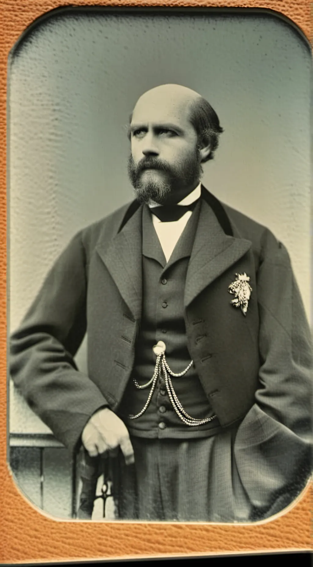ai character: Henry George  background