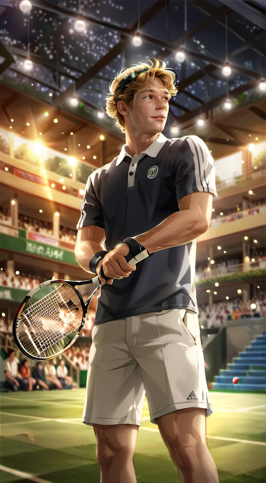 ai character: Art Donaldson background