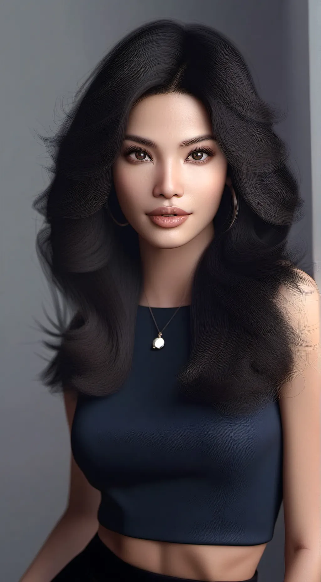 ai character: Liz  background
