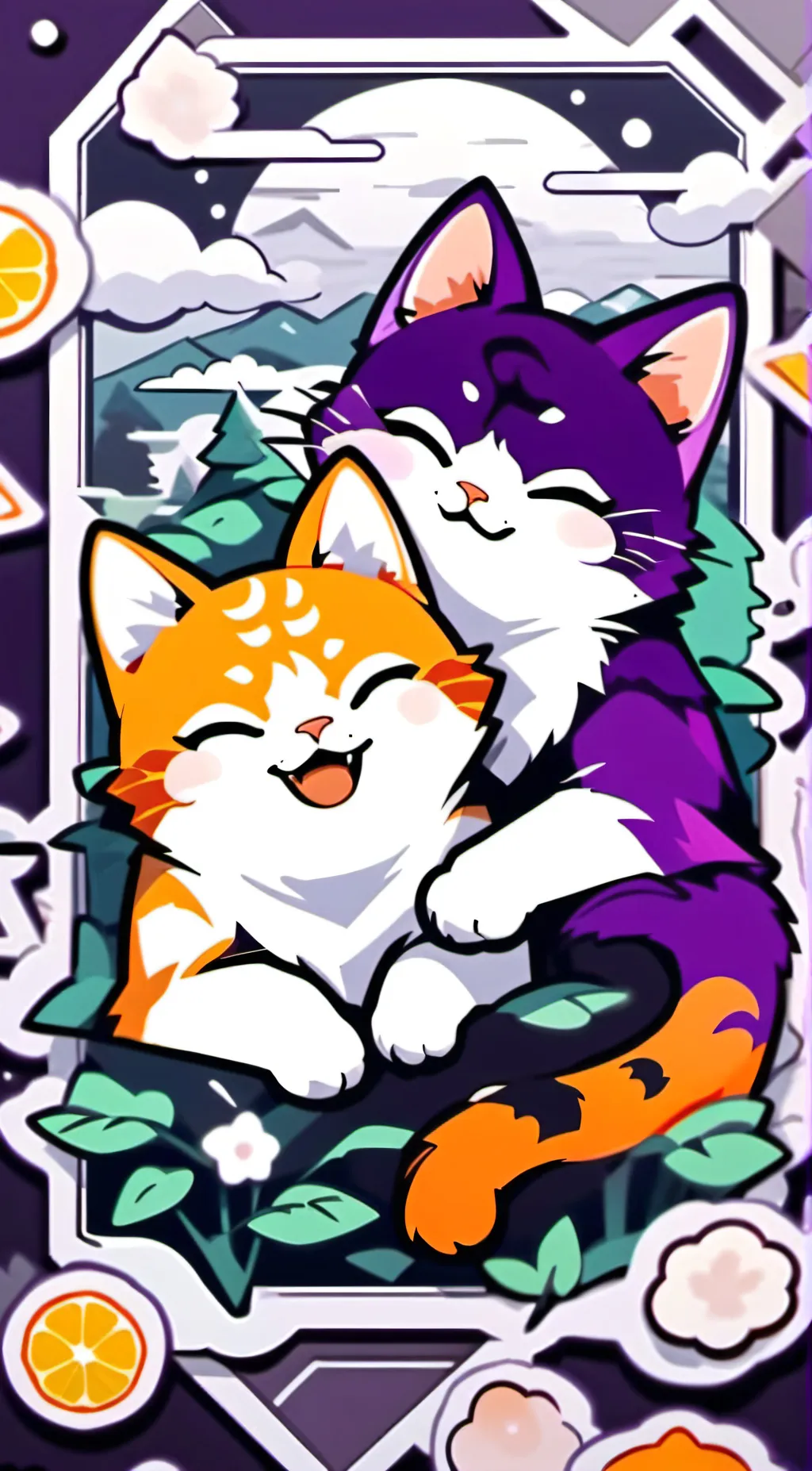 ai character: Catnap x dogday background