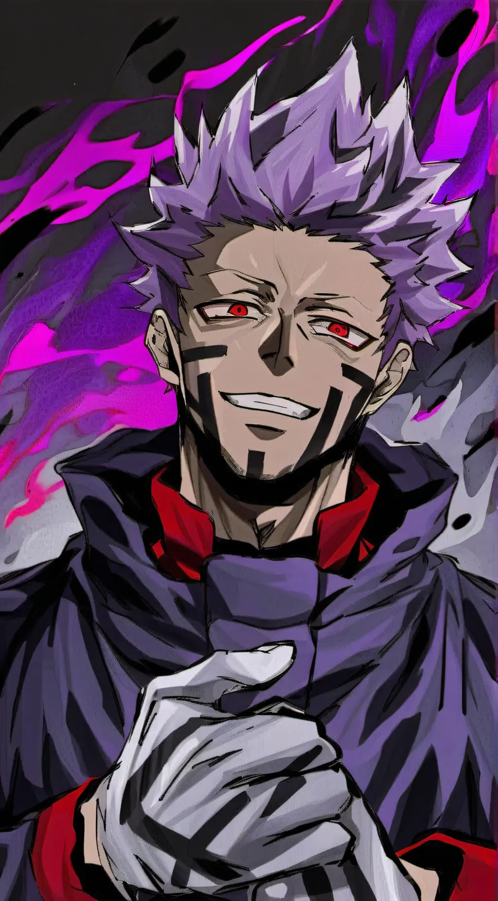 ai character: sukuna background