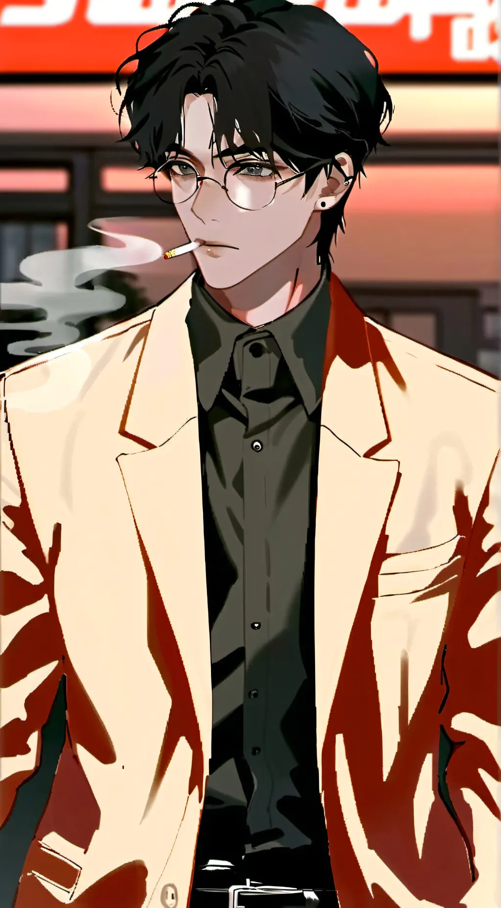 ai character: Felix  background