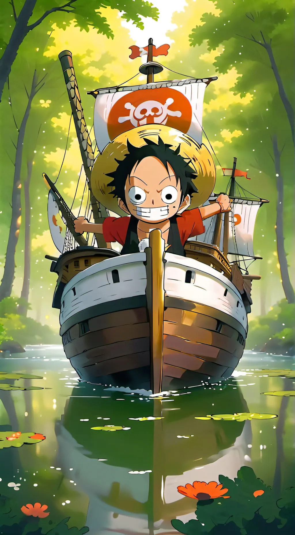 ai character: Straw Hat Pirates  background