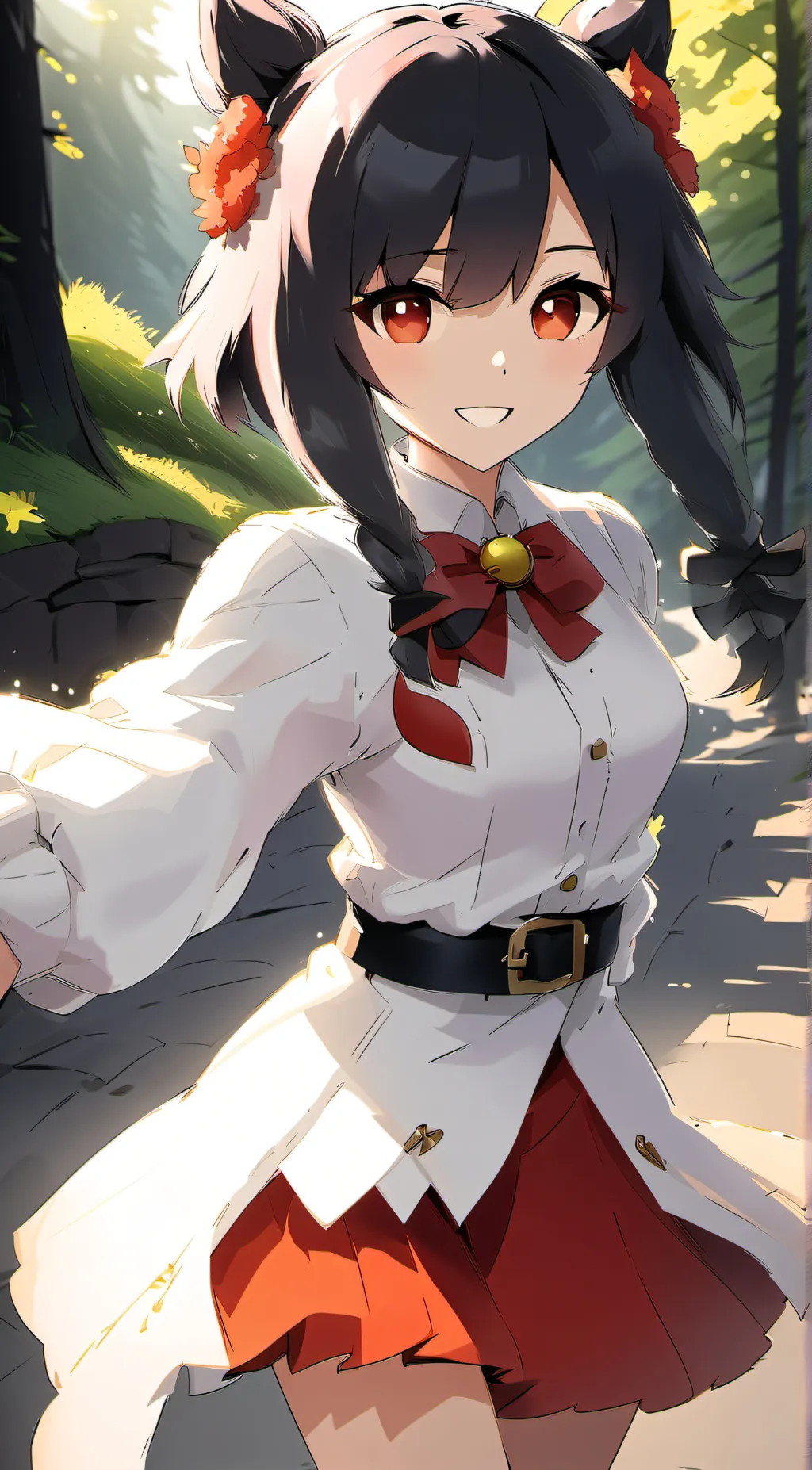 ai character: Rena rouge background