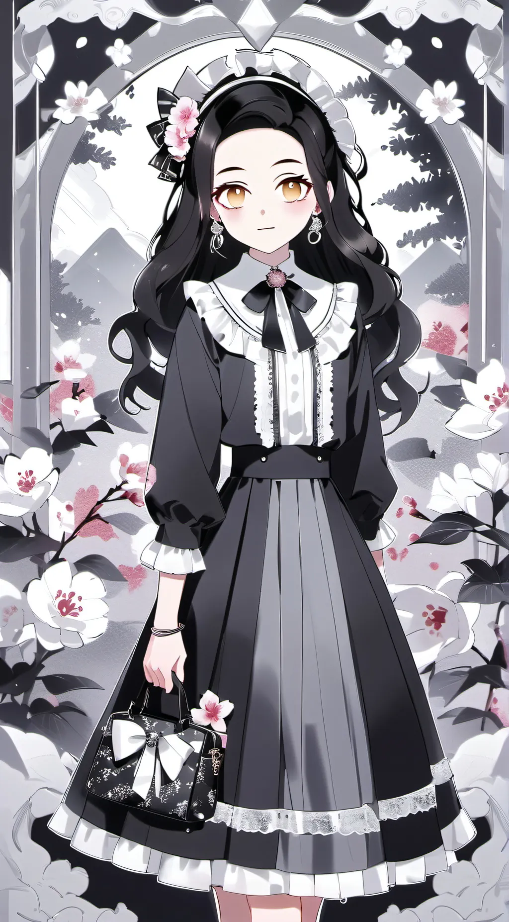 ai character: nezuko  background