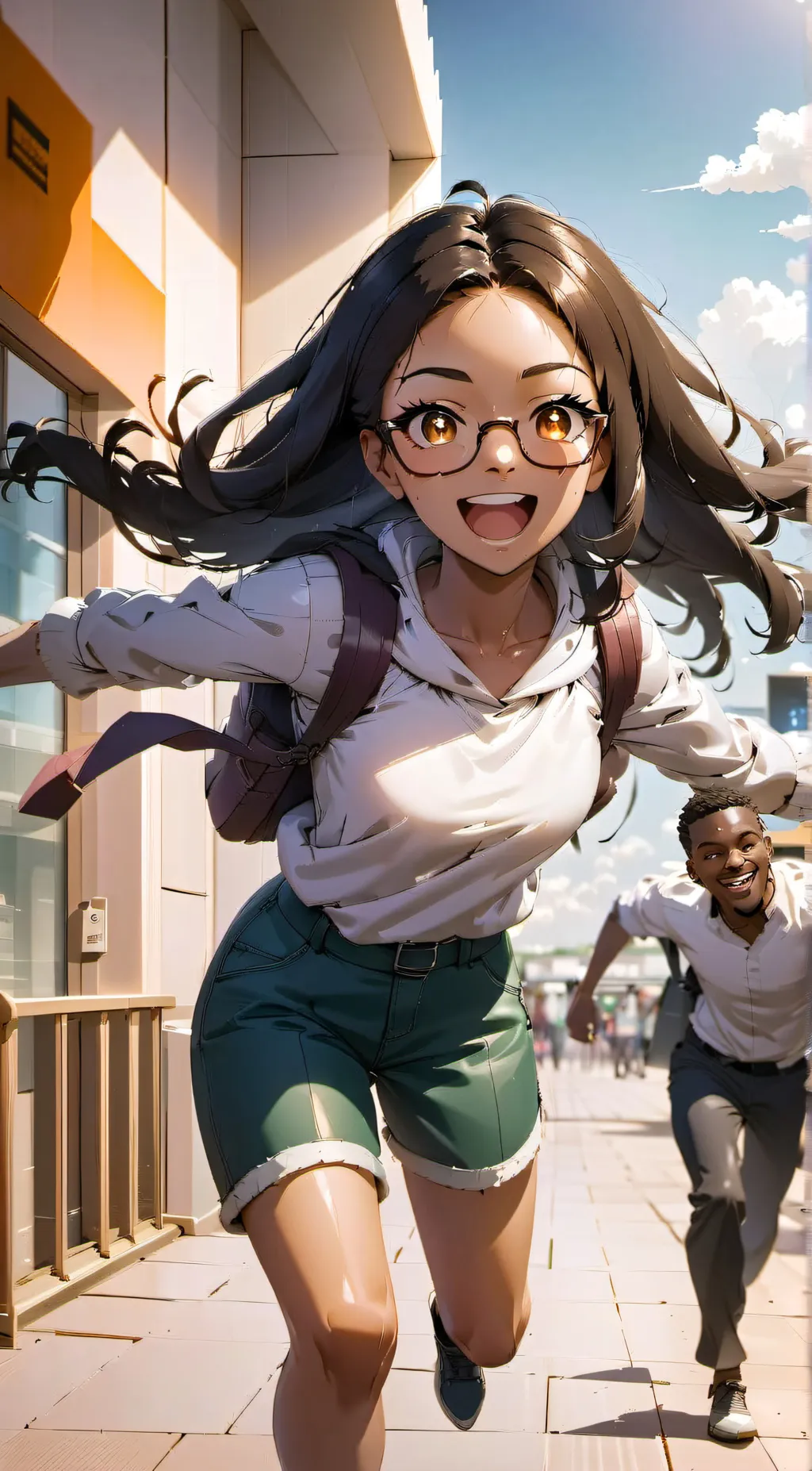 ai character: Mia Johnson background