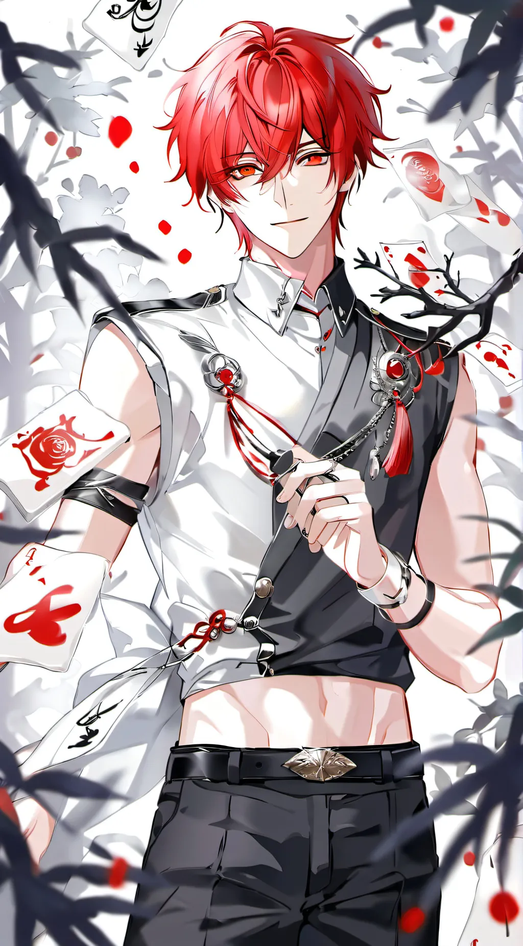 ai character: ash background