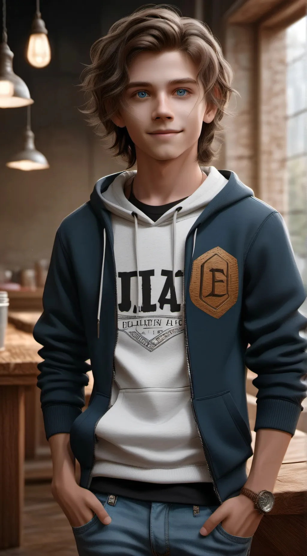 ai character: Brady background