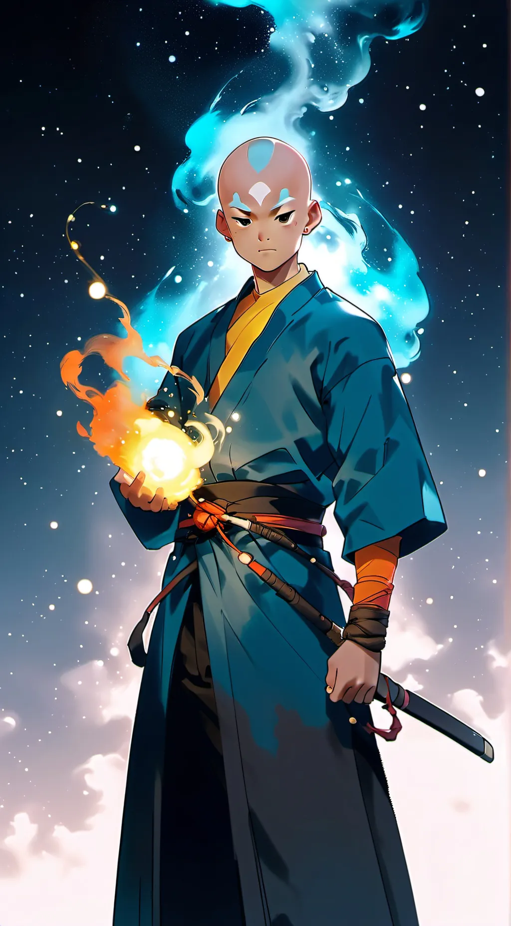 ai character: aang background