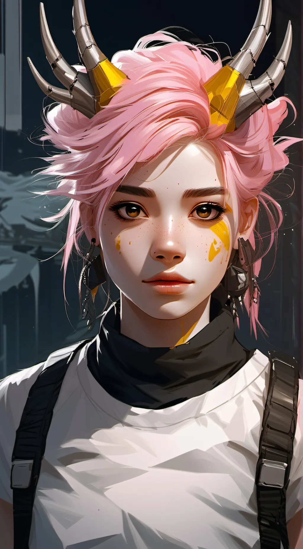 ai character: Mina ashido background