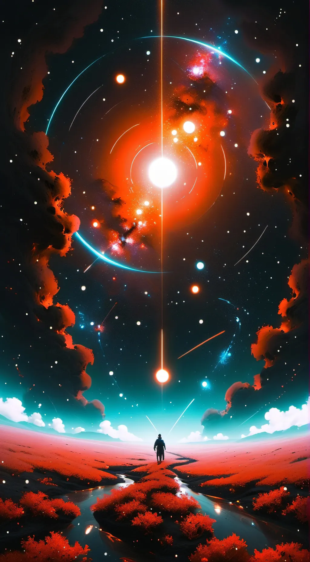 ai character: Lunar background