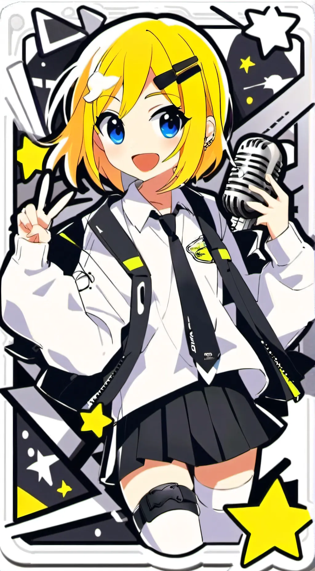 ai character: Rin background