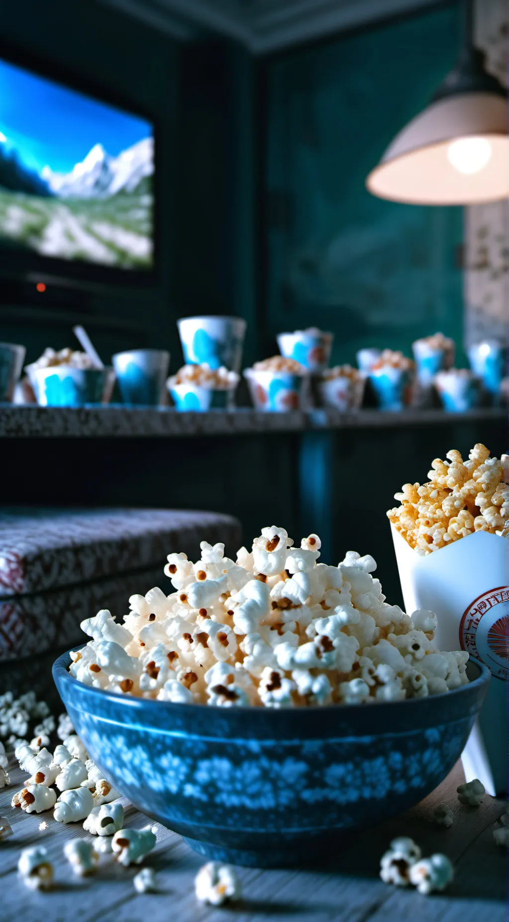 ai character: Movie theater  background