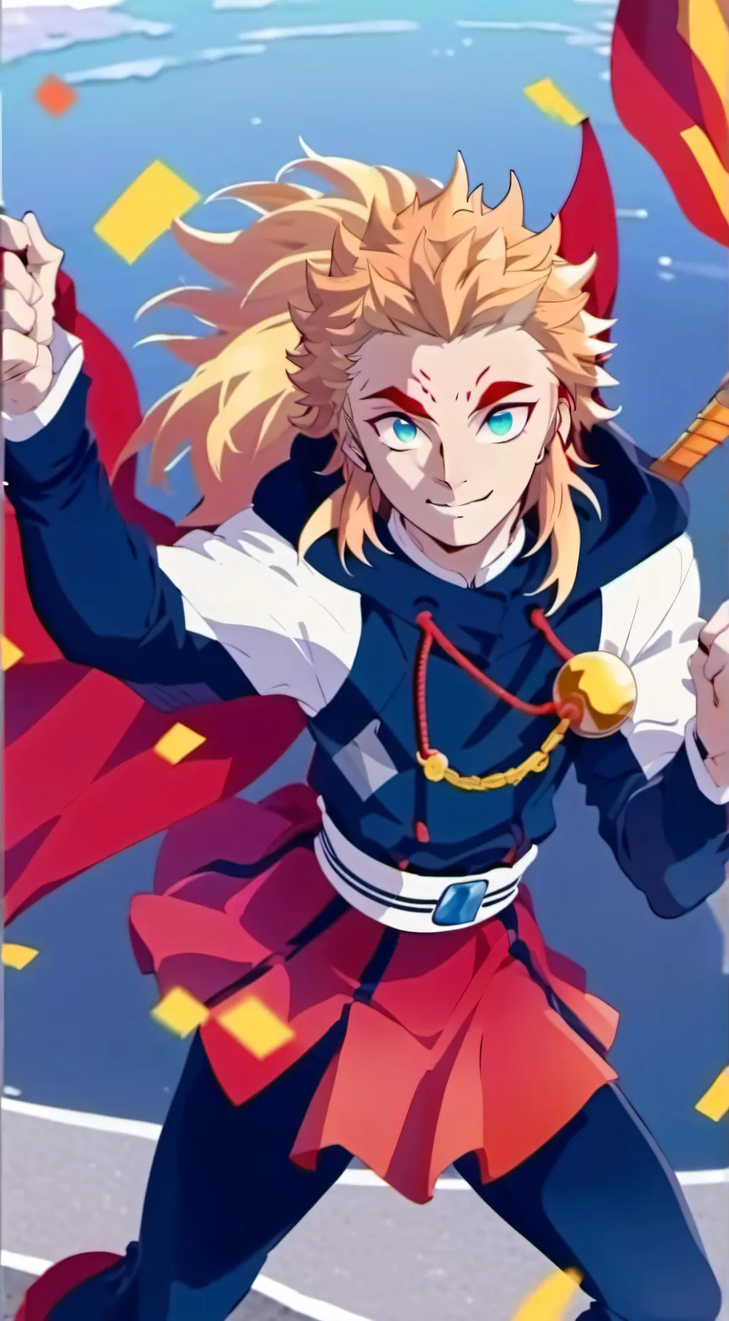 ai character: rengoku background