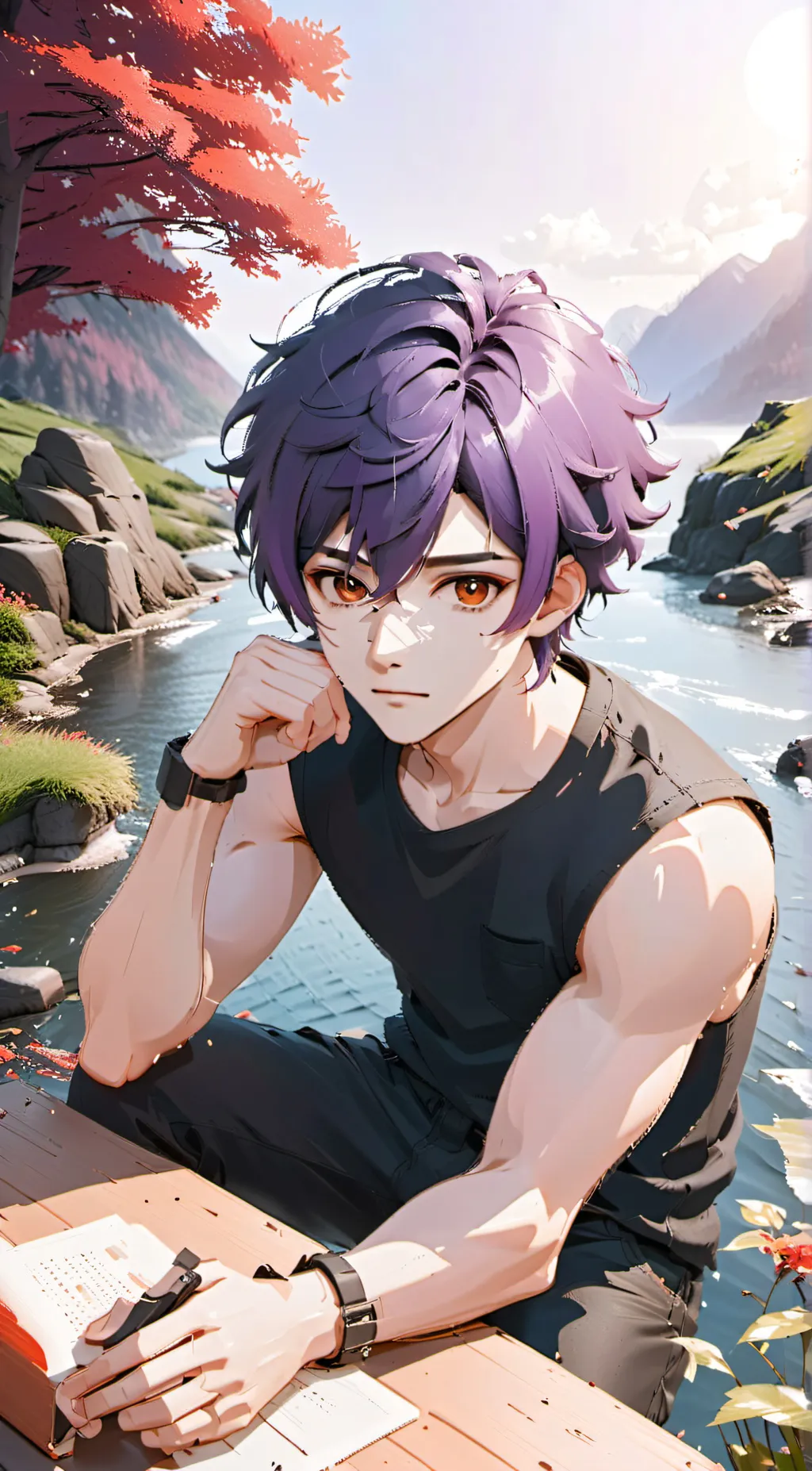 ai character: Zach background
