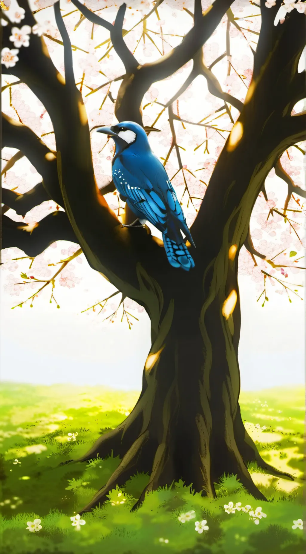 ai character: hurt birb background