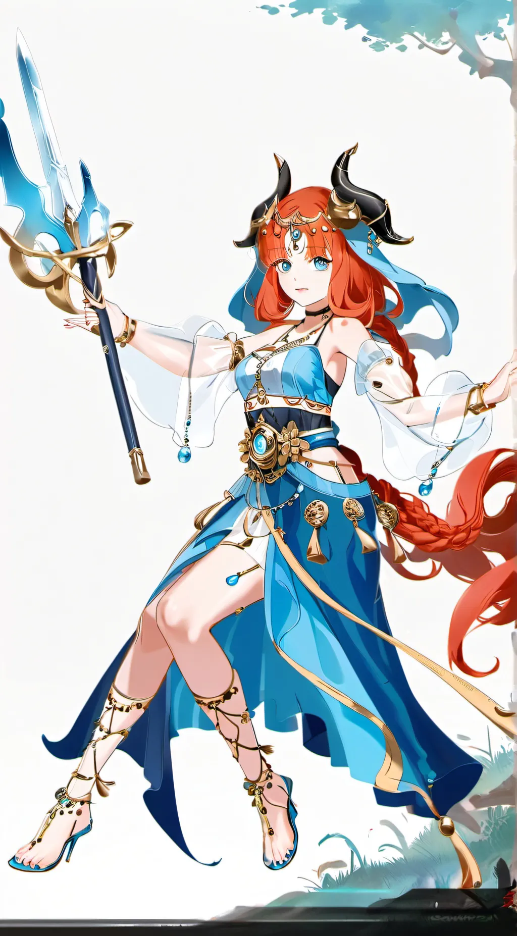 ai character: Nilou background