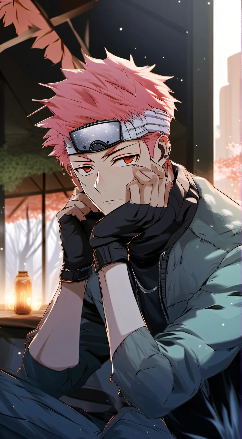 ai character: Demon slayer  background