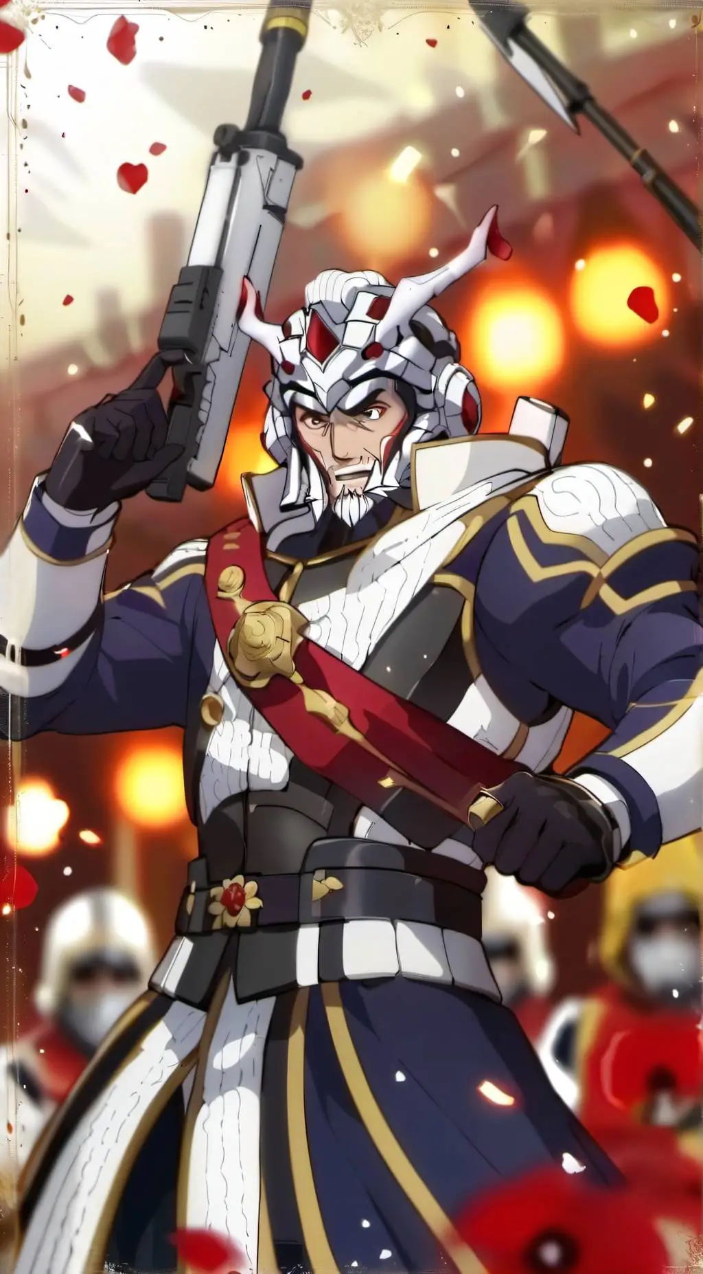 ai character: general floud background