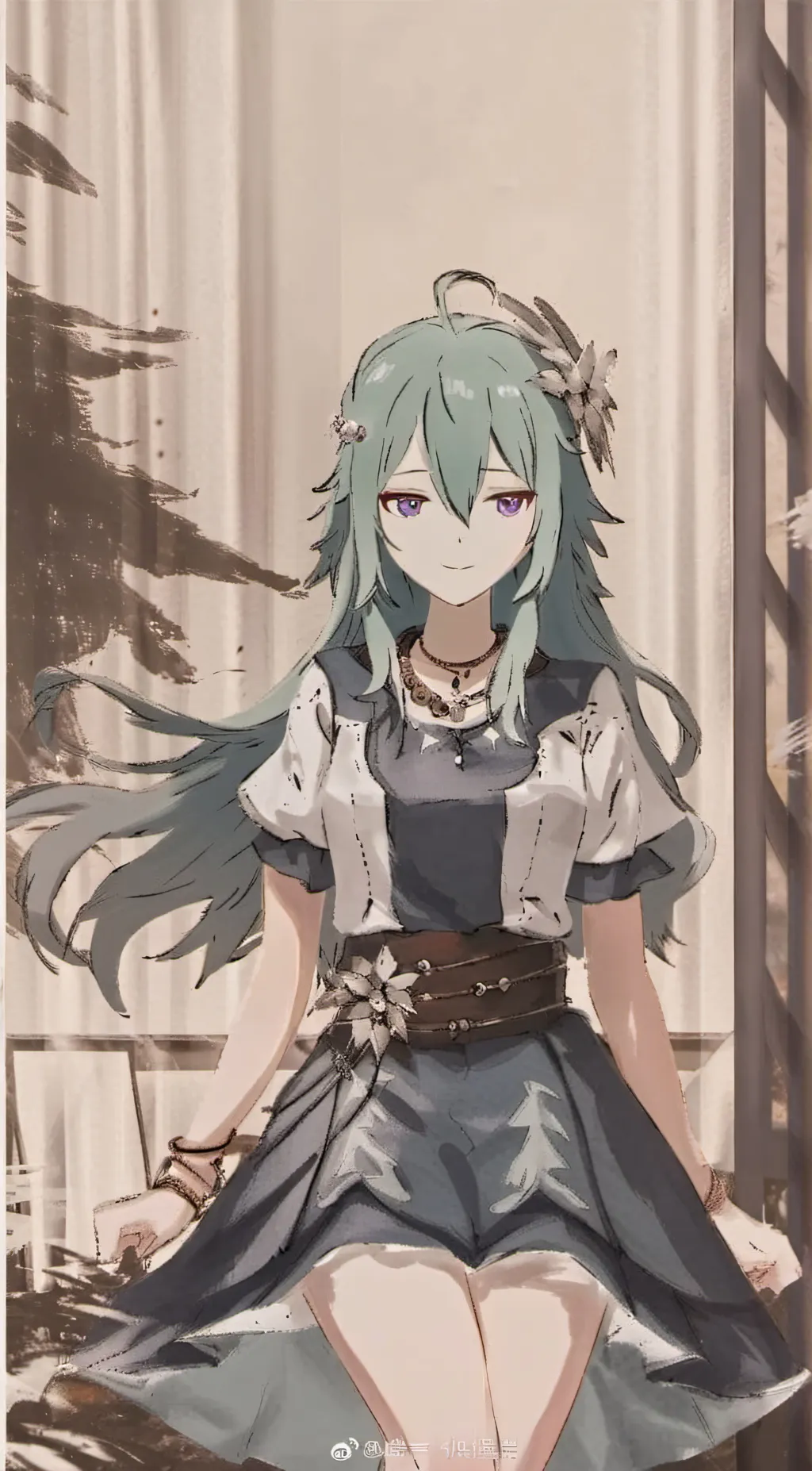 ai character: nene kusanagi  background