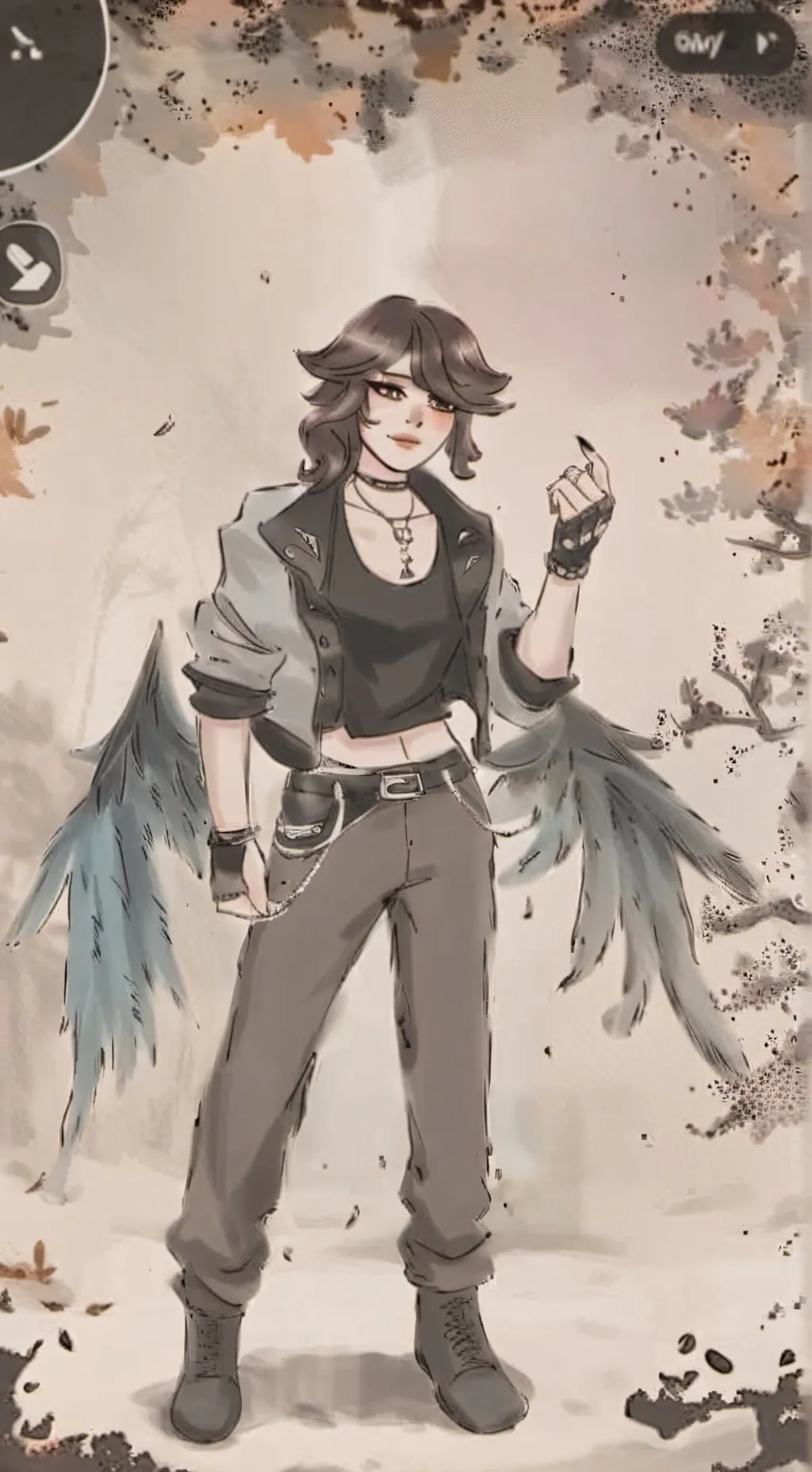 ai character: Jaiden  background