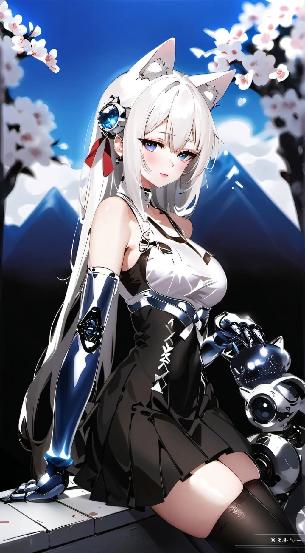 ai character: mina background