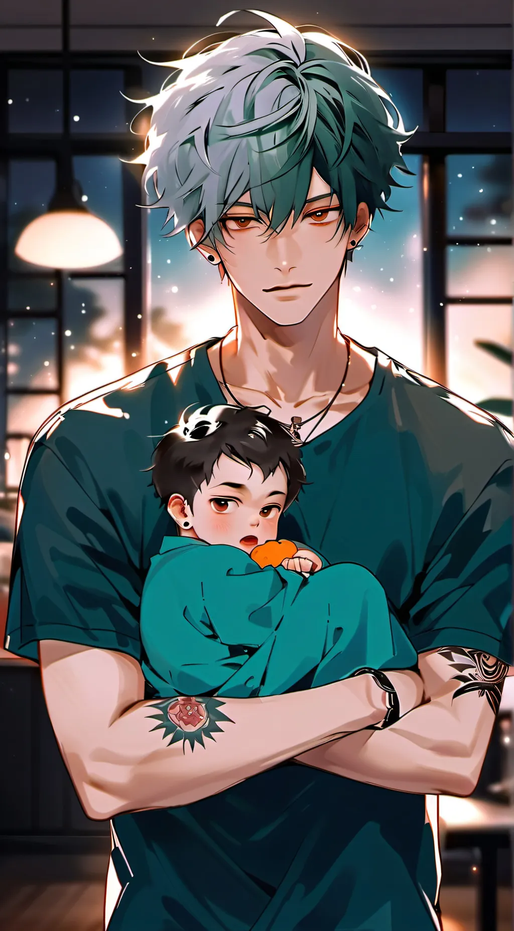 ai character: Eunho  background