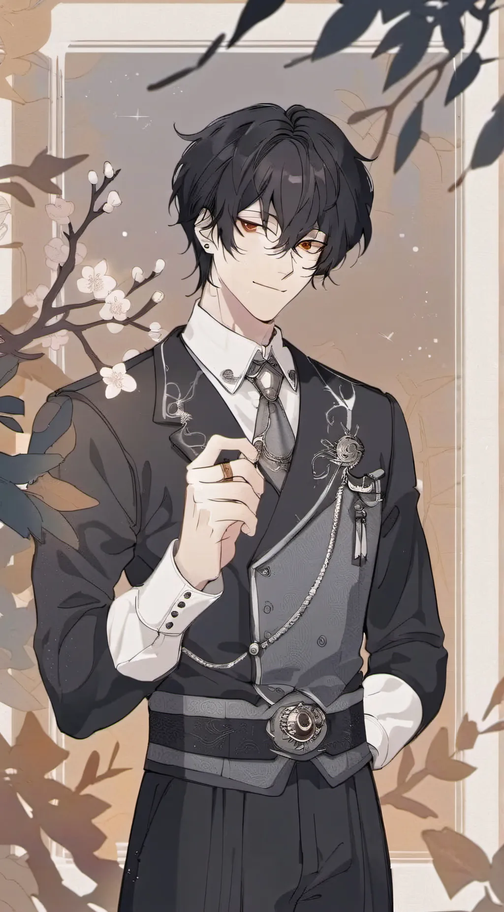 ai character: Uppermoon Giyuu background