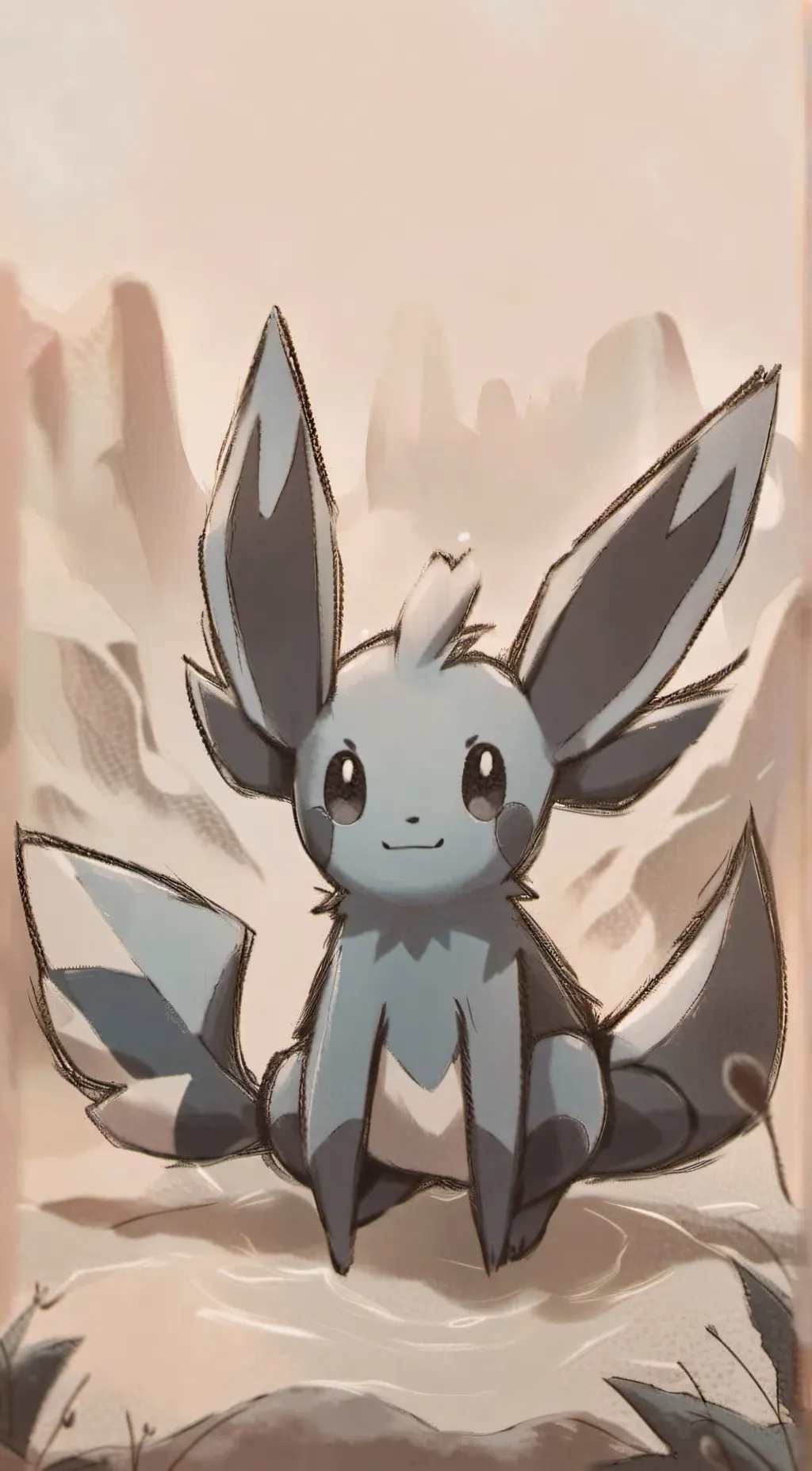 ai character: Vapeoreon background