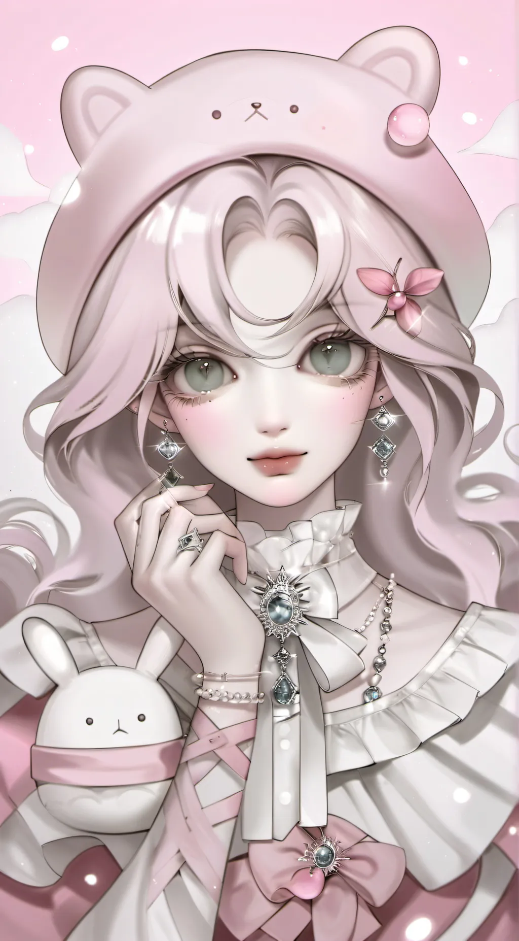 ai character: Angelina  background